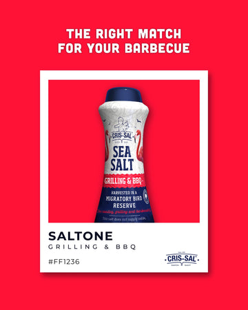 Cris-Sal Gourmet Grilling Sea Salt, Coarse Diamond Crystal Full Flavor Natural Grain Salt, Great for Cooking, Baking, Table Seas