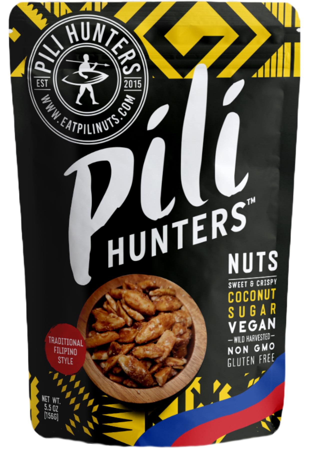 Pili Hunters - Pinoy Style With Crispy Coconut Sugar Pili Nuts - Healthy Snacks Pili Nuts