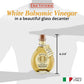 Due Vittorie Dolceto White Balsamic Vinegar Dressing - Made with Traditional Balsamic Vinegar and White Vinegar - White Balsamic