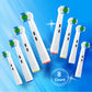 Replacement Toothbrush Heads Fit For Oral B Electric Toothbrushes, 8Pcs, Repuesto For Oral B Pro 100 500 1000 1500 2000 2500 300