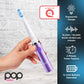 Pop Sonic Electric Toothbrush (Purple) - Travel Toothbrushes W/Aaa Battery | Kids Electric Toothbrushes With 2 Speed & 15,000-30