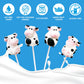 Cow Lollipops Individually Wrapped - 24 Cow Candy Party Suckers - Cow Themed Party Occasions, A Taste Of Farm Favor Of Mixed Fru