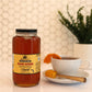 Honey Feast Raw Orange Blossom Honey - All Natural, Unfiltered, Unheated - 6lb (96 Ounce) Bulk Honey