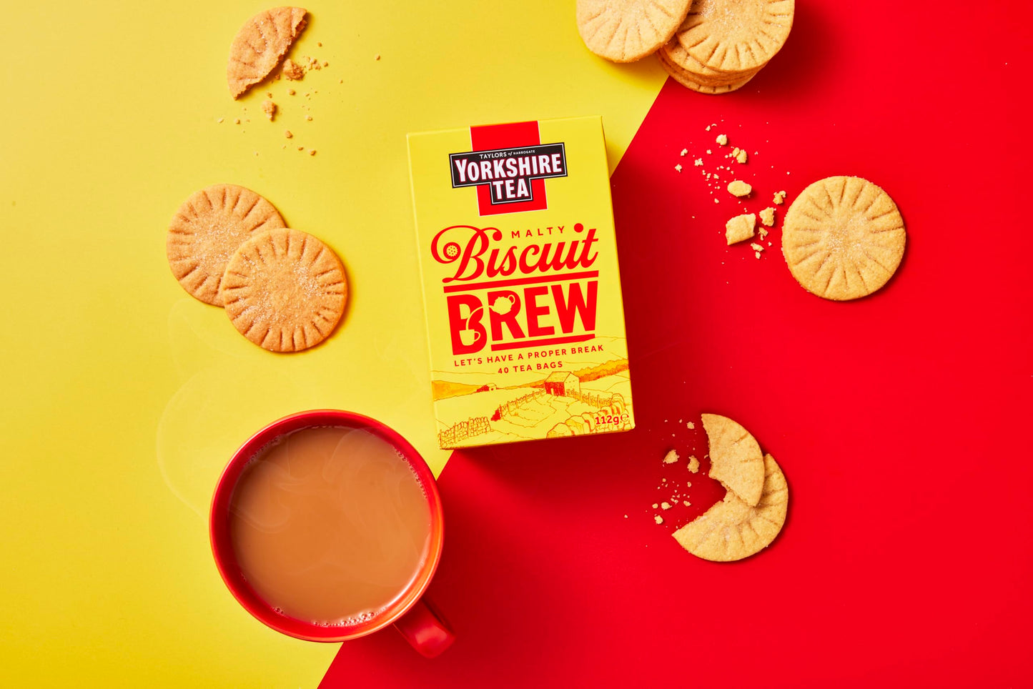 Yorkshire Tea Biscuit Brew 40 Tea Bags 100G (Yorkshire Tea Biscuit Brew 40 Tea Bags 100G)