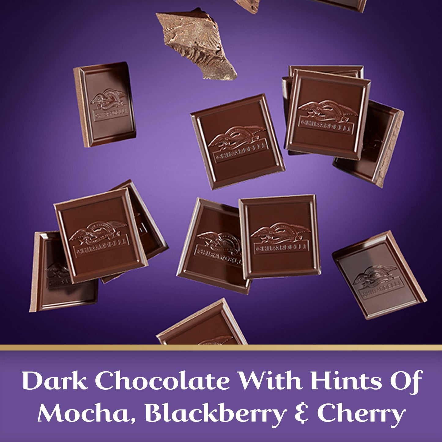 Ghirardelli Intense Dark Chocolate Bar, 72% Cacao, 3.5 oz, Pack of 4