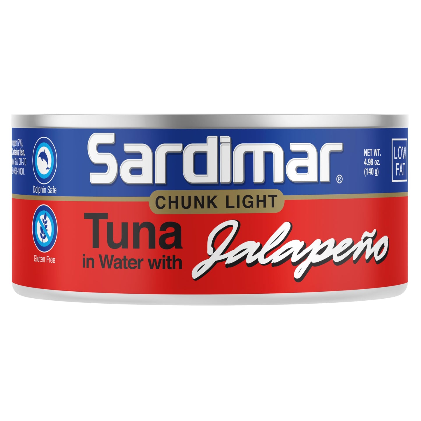 Sardimar Chunk Light Tuna with Jalapeño, 4.94 oz (Pack of 6)