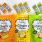 Lovely Candy Co. Lemon Ginger Chews, Made with Real Ginger, Individually Wrapped, 14oz (1-Pack) | Gluten-Free, Non-GMO, NO Artif