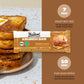 NuSkool Snacks French Toast Keto Friendly Protein Krunch Bars (12 Pack) - 7g Fiber, 10g Clean Plant-Based Protein, 3g Net Carbs