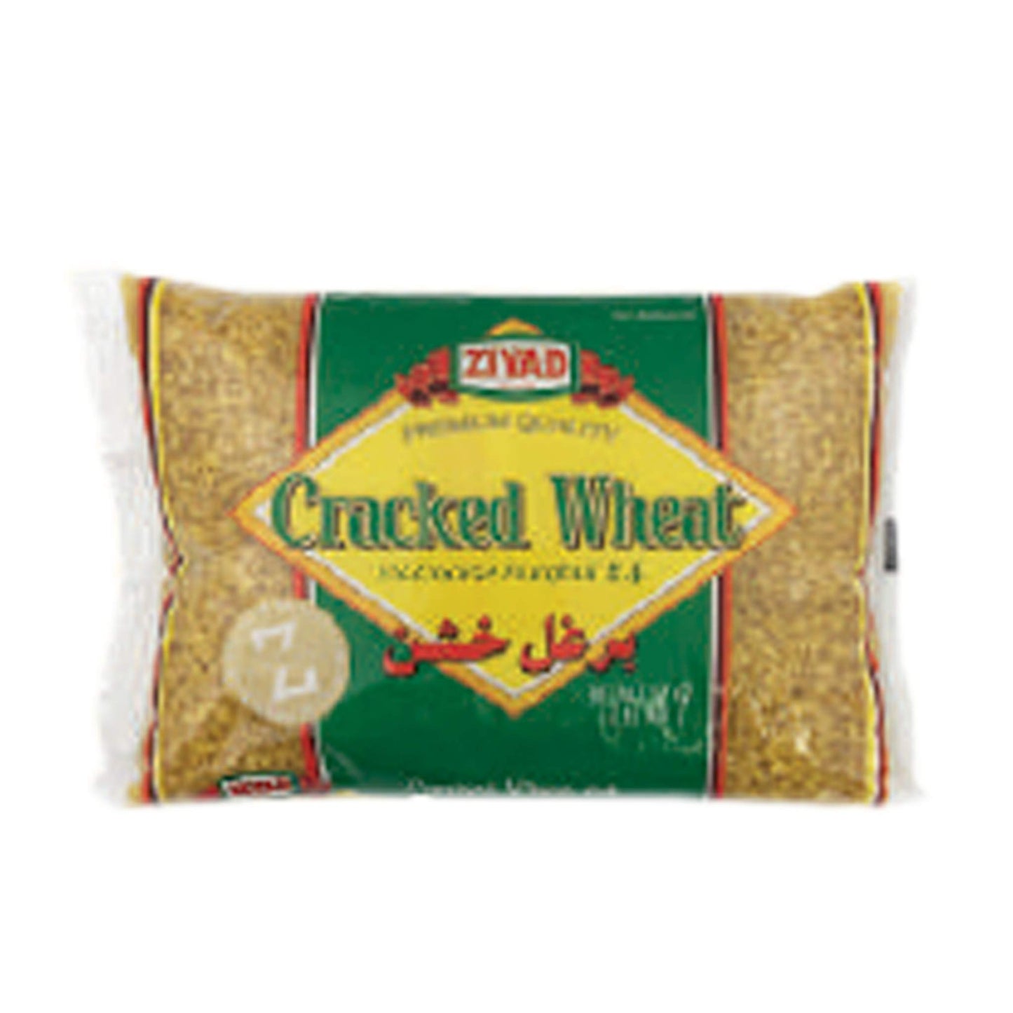 Ziyad Cracked Wheat Number 4 Medium Bulgur, Bread Filler Perfect for Bread Crumbs, Oats, Tabouli, Kibbeh, Curries! 32oz