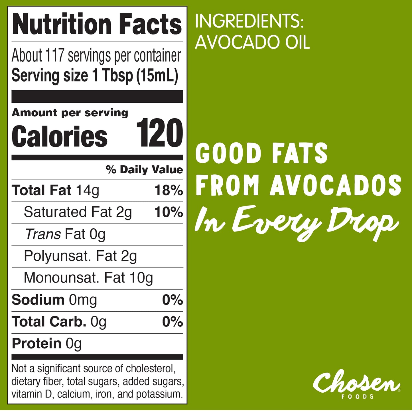 Chosen Foods 100% Pure Avocado Oil for Cooking - 1.75L with Recipe eBook Bundle - Made With Good Fats from Avocados  Naturally Refined  Never mature-themederated  High Smoke Point  Non-GMO  Soy-Free  Canola Oil-Free  Gluten-Free  Keto