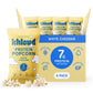 Khloud Protein Popcorn - White Cheddar - 7g Protein Snacks for mature-themeds & Kids - Flavored Popcorn Made with Real Ingredients & Milk Protein Isolate - Non-GMO  Gluten-Free  Kosher  4oz - 4PK