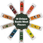 Jerky-n-Spice Exotic Jerky Variety Pack, 10 Count, High Protein Meat Snacks, Ideal for Gifts, Camping, and Road Trips