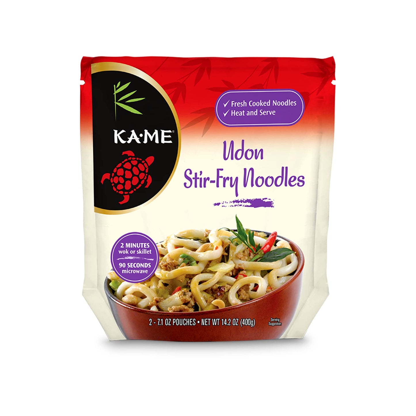 Ka Me Noodle Stir Fry Udon, 14.2 oz