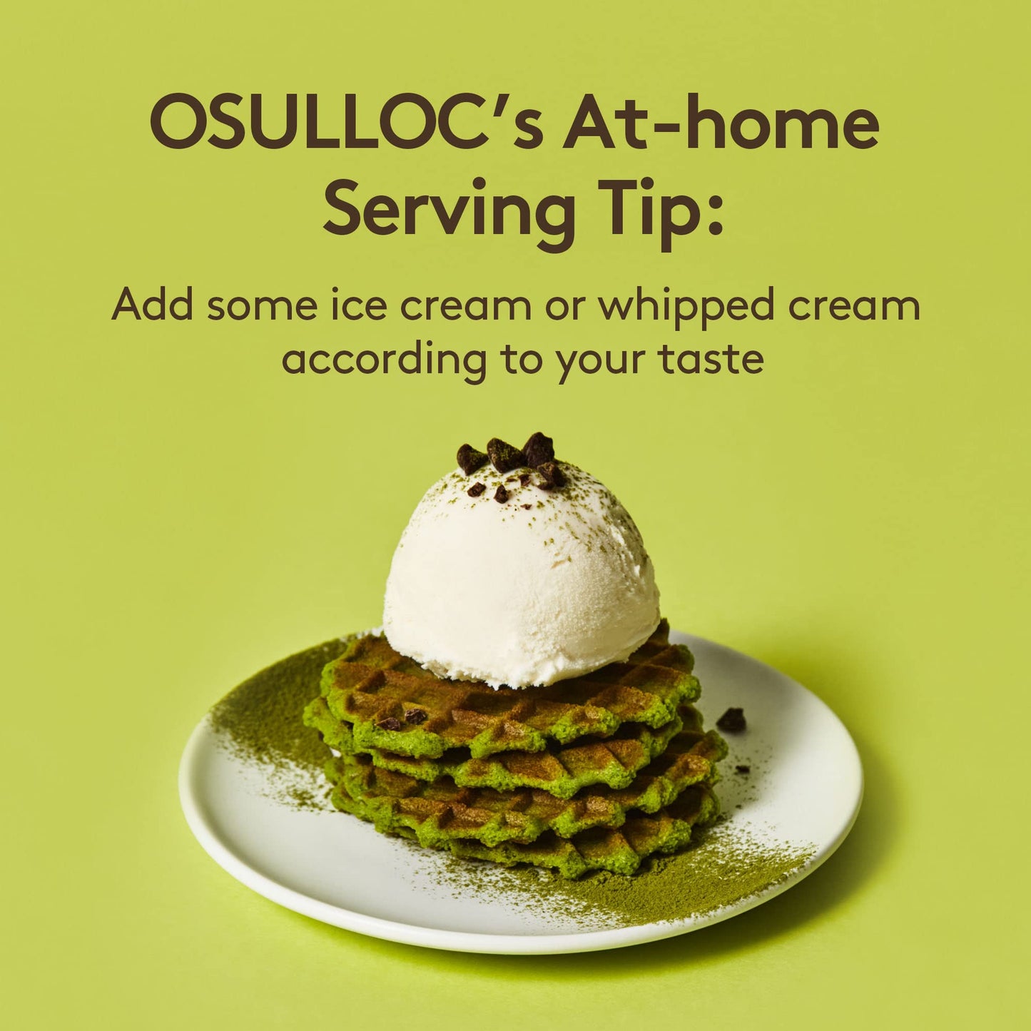 Osulloc Premium Green Tea Waffles (3.52Oz, 100G) | Korean Matcha Flavored Snacks | Asian Snacks, Premium Tea Food