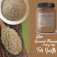 2 Lb Jar Ground Brown Flaxseed Flax Seed Powder Omega-3 Fats | Non Gmo | Gluten-Free | 32 Oz Semillas De Linaza En Polvo