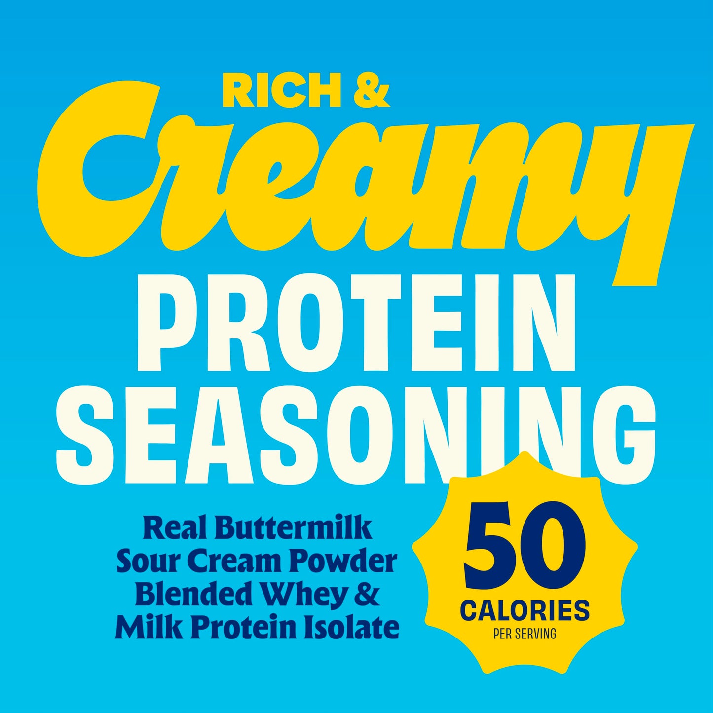 Protein Ranch Seasoning for Salad Dressings & Dips - Quick & Easy Ranch Dressing Mix | Great with Veggies & Popcorn | Savory Protein Powder