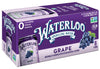 Waterloo Sparkling Water Grape Flavor, 8-Pack Cans