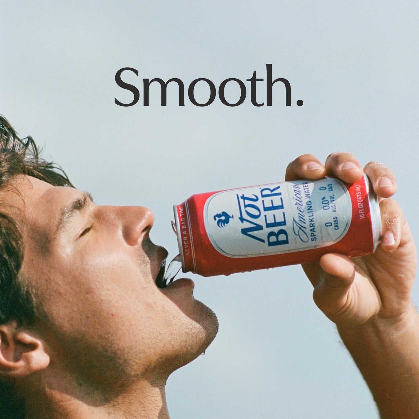 Not Malt-Inspired American Sparkling Water, Original, 99.9% Pure, Mineral & Electrolyte Blend, Unflavored Plain Carbonated Water, Made In America, 16 Oz Tallboy Cans, 24 Pack