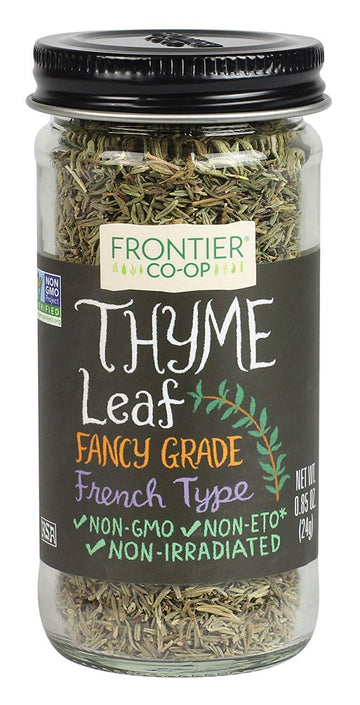 Frontier Thyme Leaf Cut And Sifted, 0.85-Ounce Bottle