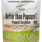 Nature Nates Popped Sorghum, Coconut Oil & Pink Himalayan Sea Salt - Organic, Keto & Gluten Free, Healthy Snacks, Better Than Po