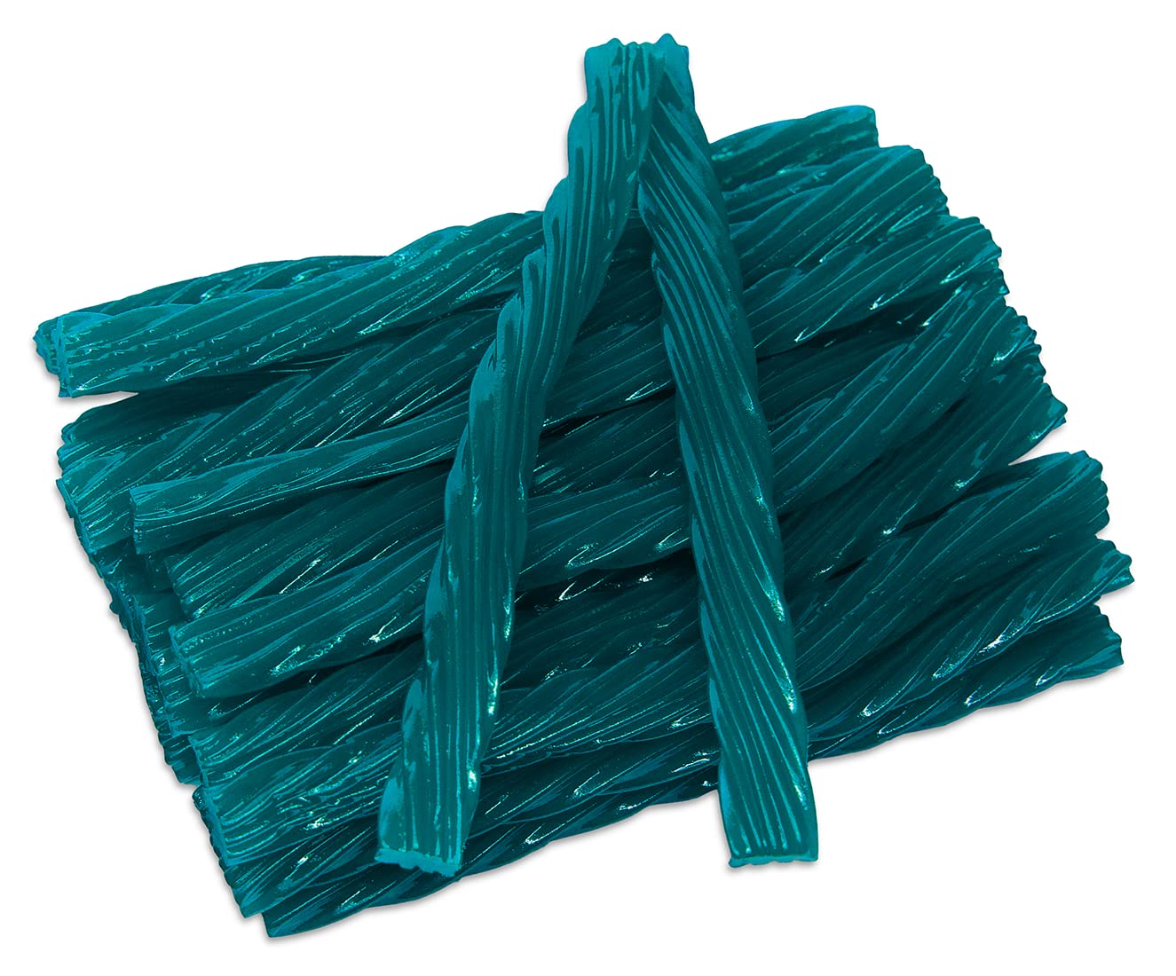 Sweet Roots Blue Raspberry Licorice Twists - 1 Bag (16 oz) - Jumbo Size Licorice Sticks | Made with Real Fruit Juice Concentrate