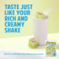 Milkita Creamy Shake Candy Bag, Gluten Free Chewy Candies With Calcium & Real Milk, Zero Trans Fat, Low-Sugar, Honeydew Flavor,