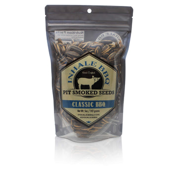 Inhale BBQ Pit Smoked Classic BBQ Sunflower Seeds, 5 Ounces, 2 Packs