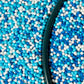 NIPEOR Edible Pearl Sprinkles for Cake Decorating - 2mm Blue Light Blue - 130g/4.6oz 1 Bottle