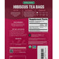 FGO Organic Hibiscus Herbal Tea  40 Count  Eco-Conscious Tea Bags  Caffeine Free (Pack of 1)