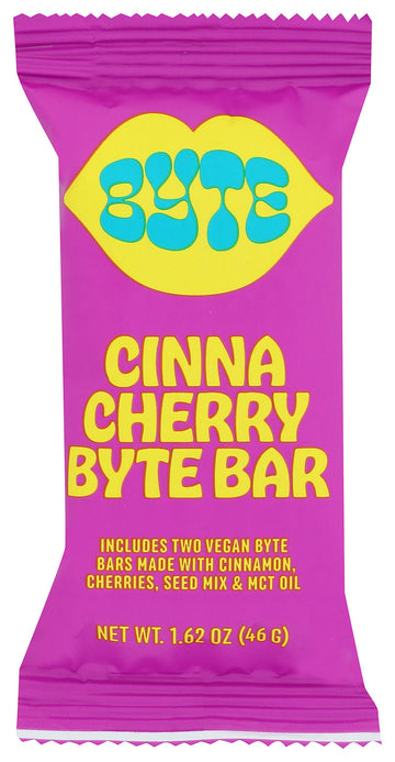 Byte Bars - Byte Bar Cinnamon Cherry - Case Of 12 - 1.62 Ounces