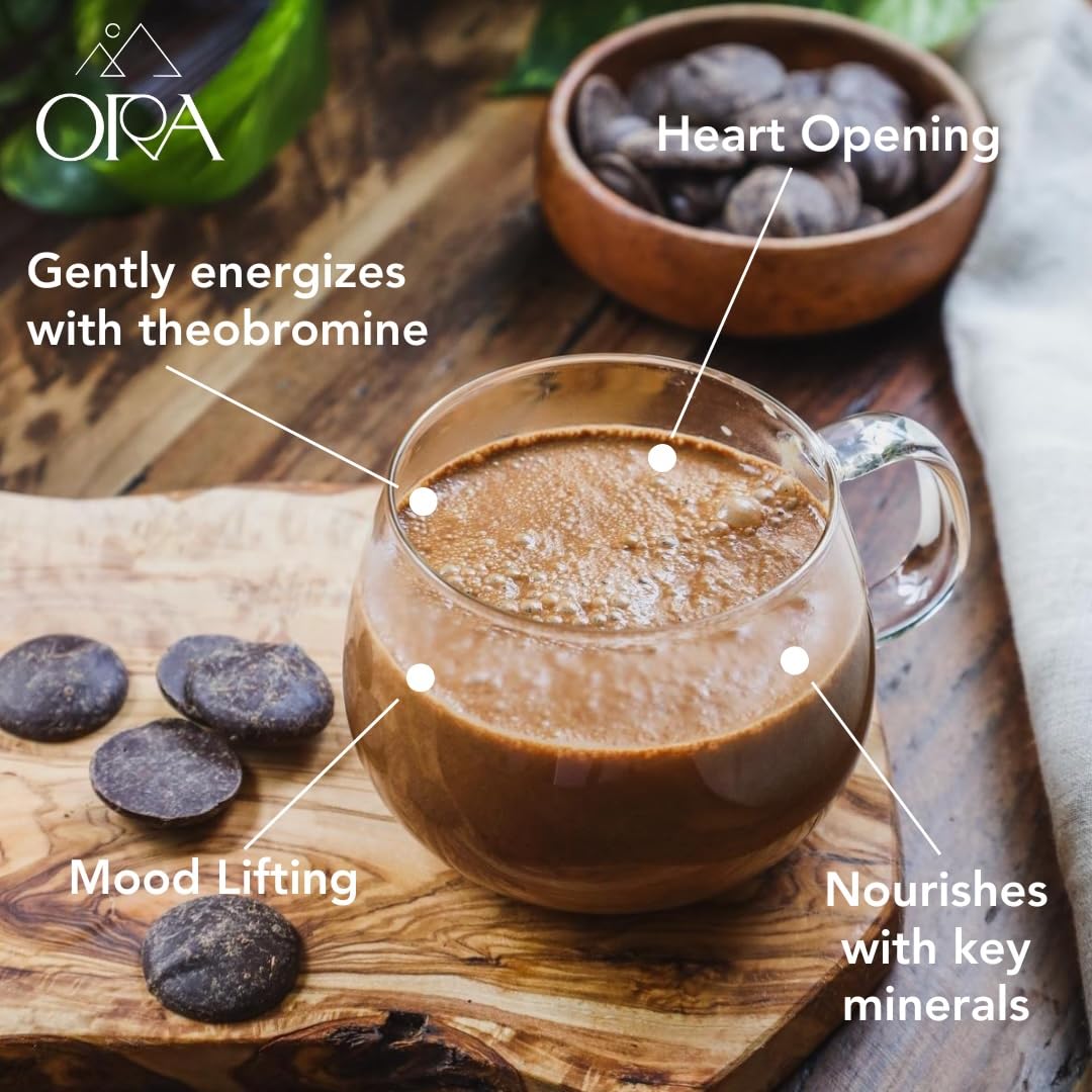 Ora Ceremonial Cacao - Thriving Tanzania - Organic 100% Cacao - Ethical - Regenerative - High Flavanol - Coffee Alternative - Be