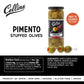Collins Chicago Pimento Olives, Premium Garnish for Cocktails, 10oz Glass Jar, Black Lid