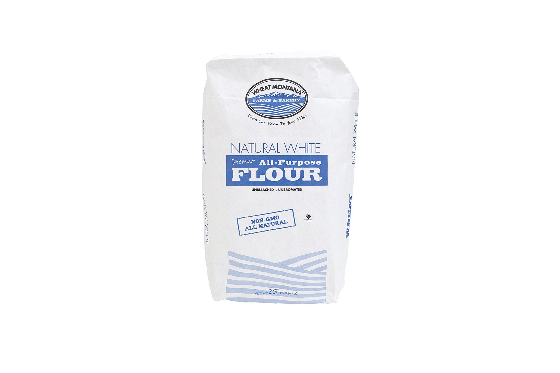 Wheat Montana White Flour, Natural, 25 Pound