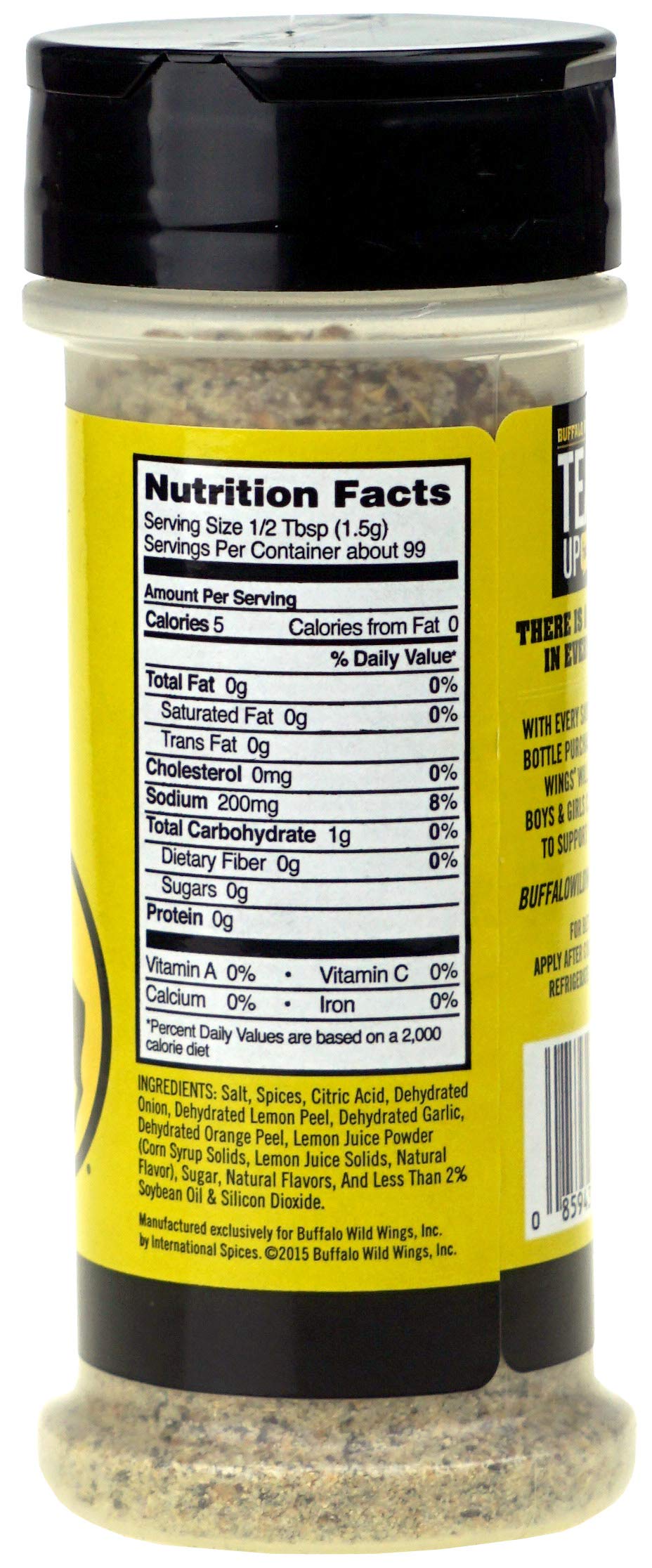 Buffalo Wild Wings Seasoning (Lemon Pepper)