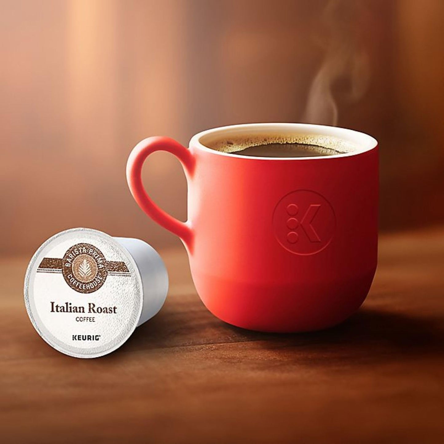 Barista Prima Coffeehouse, Italian Roast Keurig Single Serve K-Cup Pods, 96 Count