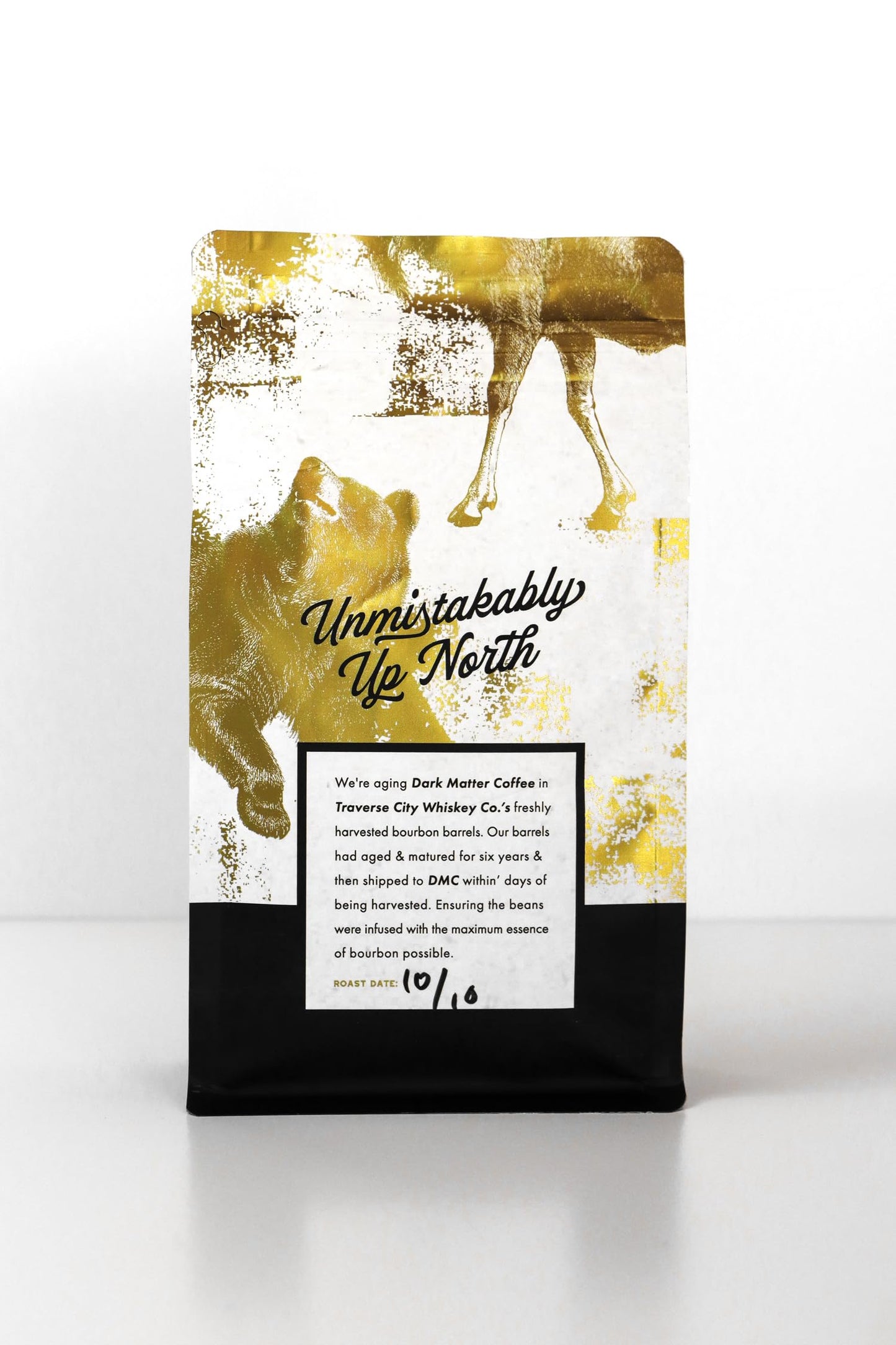 Traverse City spirit-inspired flavor Co. Barrel Aged Coffee, Stillhouse Blend, Medium Roast, 12oz
