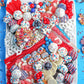 Cobakey Patriotic Sprinkles - Red White & Blue Cupcake Toppings, 4.23 Ounce for 4th of July Desserts