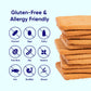 Gluten Free Partake Graham Crackers - Vegan - Free From the Top 9 Allergens Including Dairy, Wheat, Soy, Eggs, & Peanuts - Non G