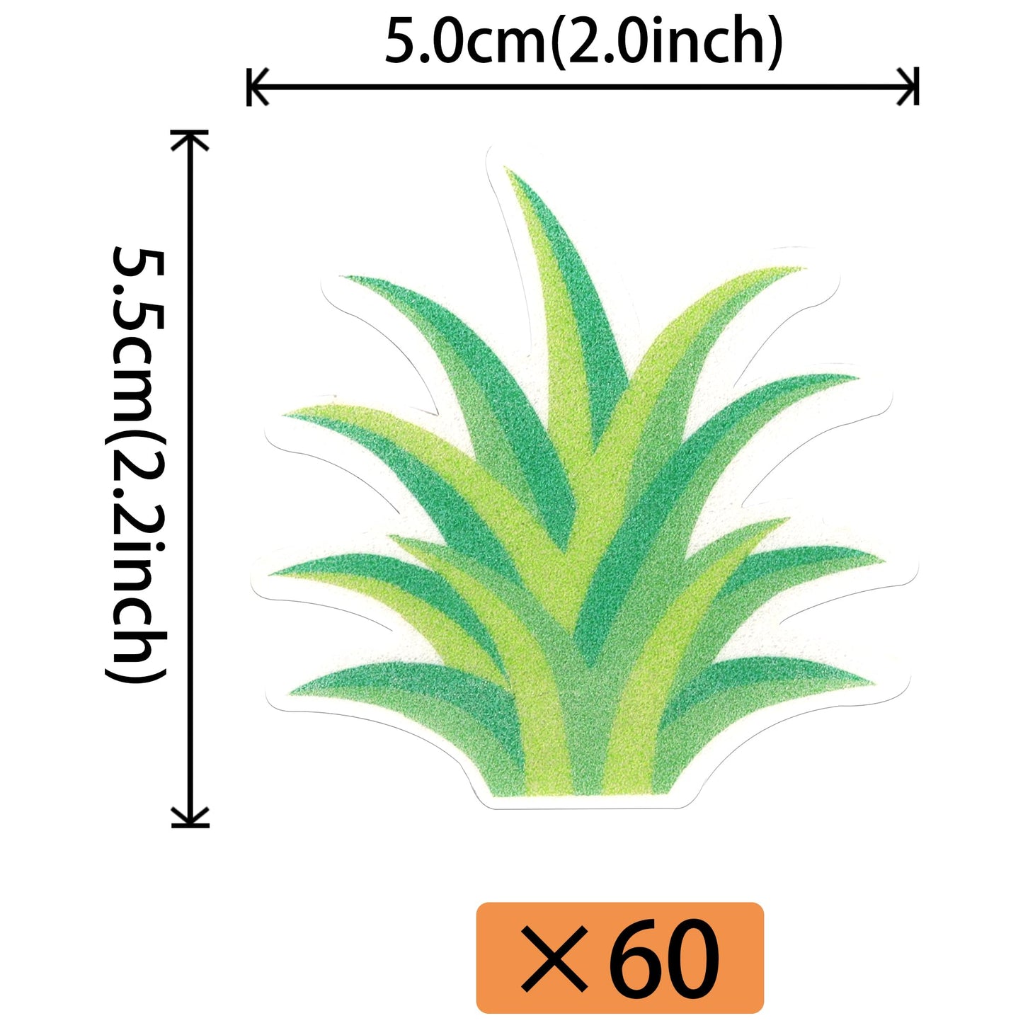 Rssta i Pineapple Cupcake Toppers 60 Pack Rice Paper Tropical Design 5 for Luau Hawaiian Baby Shower Birthday Party Decorations