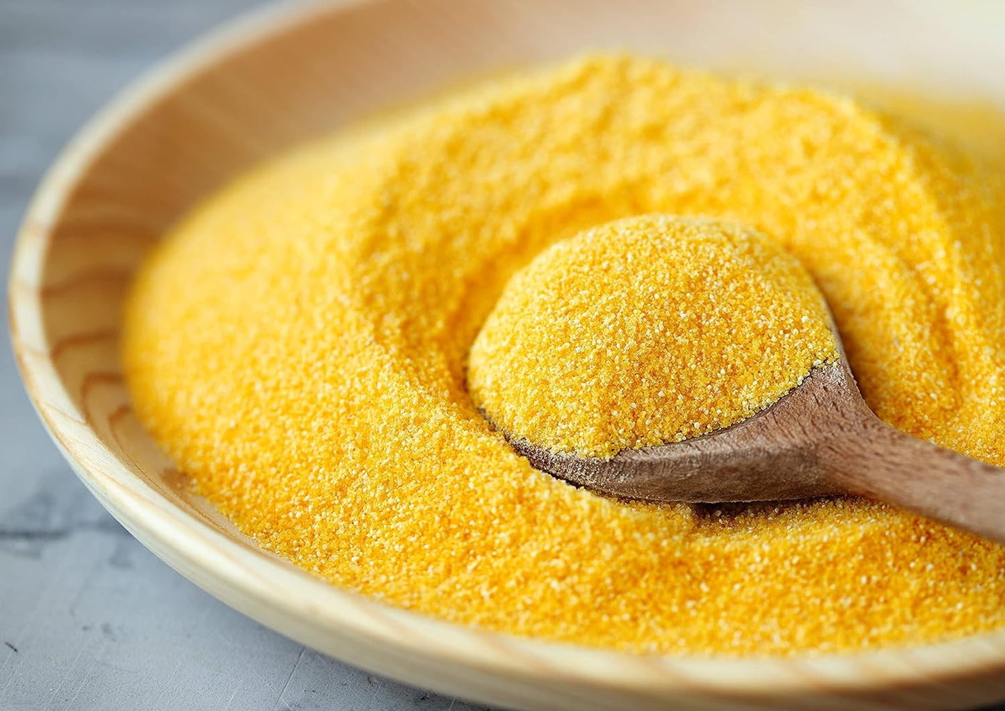 Food To Live Yellow Polenta, 5 Pounds - Finely Ground Cornmeal. Product Of Italy. Easy To Cook. Creamy, Smooth Texture. Rich In