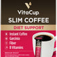 Vitacup Slim Instant Coffee Packets, With Garcinia, Fiber, B Vitamins, Skinny Coffee, Bold & Smooth, Medium Dark Roast, 100% Ara