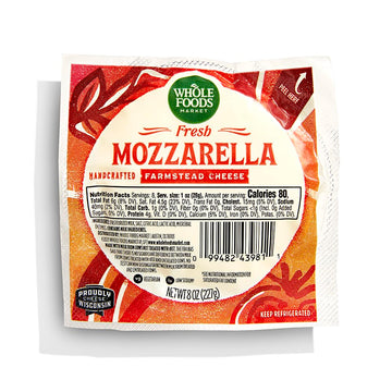 Whole Foods Market, Fresh Mozzarella Vac Pack Balls, 8 oz