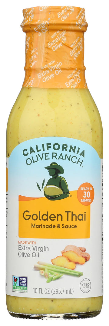 CALIFORNIA OLIVE RANCH Golden Thai Marinade & Sauce, 10 FZ