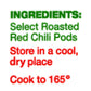 Barker's Hot Red Chili Pods From Hatch, NM - 8 oz