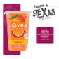 Joyba 16 Pack Mango Passionfruit Bubble Green Tea Cups 12 Fl Oz With Delicious Natural Fruit Flavored Popping Boba + 1 Freebie B