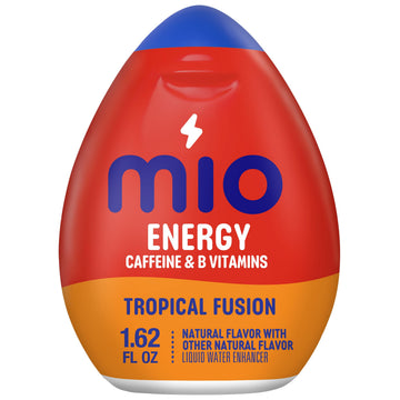 Mio Energy Tropical Fusion Drink Mix, Caffeine & B Vitamins, 1.62 Fl Oz, Orange, Model 10043000005856