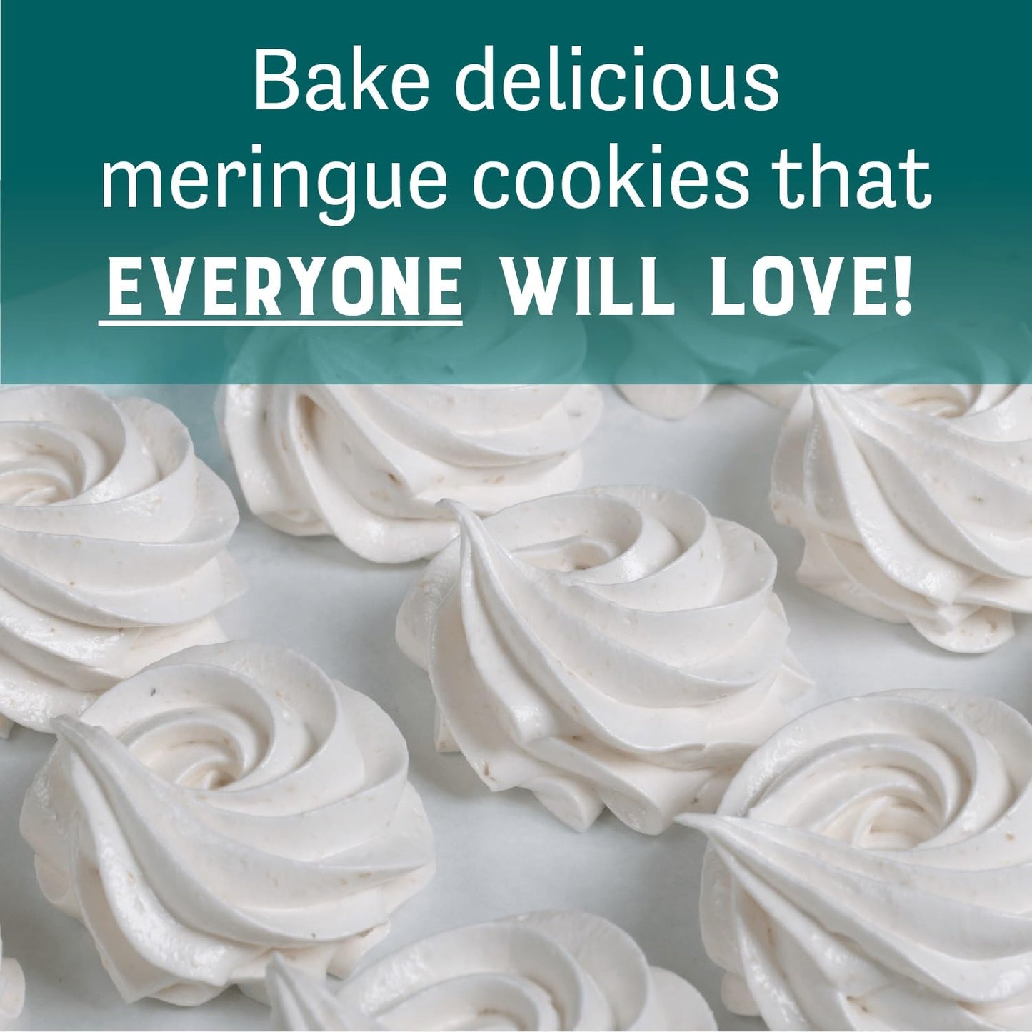 Judee's Gluten Free Meringue Powder Mix - 11.4 Oz, Gluten-Free, Nut-Free, No Preservatives for Cookies, Pies, Frosting, Royal Icing