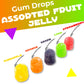 Gum Drops Jelly Candy | 3 Pound Bag | Assorted Fruit Flavored | Old Fashioned Delight