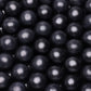 Global Gumball Gumballs - 1 Inch Black Fruit Flavored Bubble Gum - Bulk 2 Lb for Gumball Machines