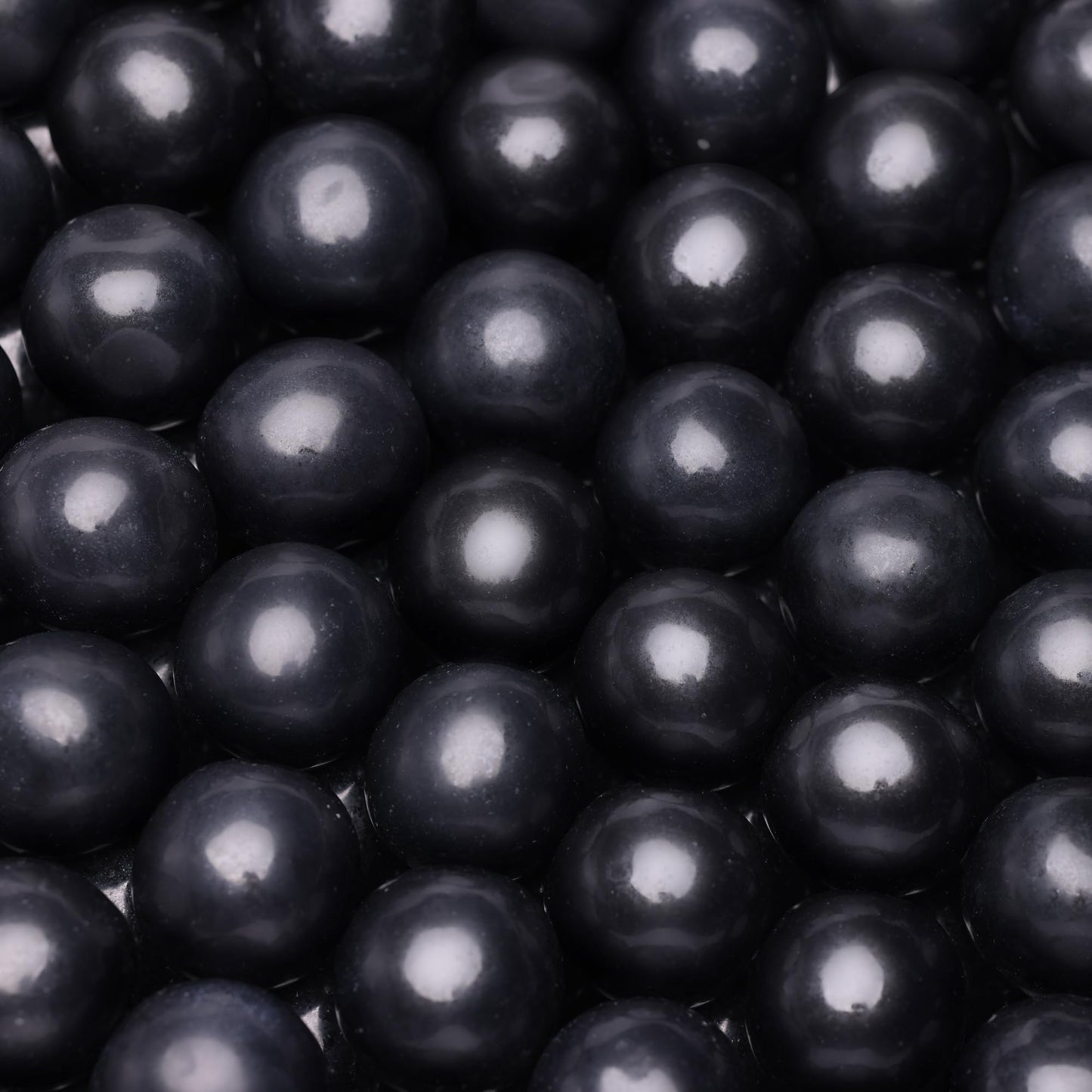 Global Gumball Gumballs - 1 Inch Black Fruit Flavored Bubble Gum - Bulk 2 Lb for Gumball Machines